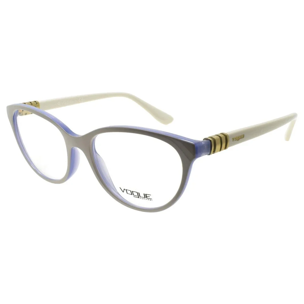 Vogue VO 5153 2594 Women's Eyeglasses Frames Cat Eye 53-17-140 Beige / Azure